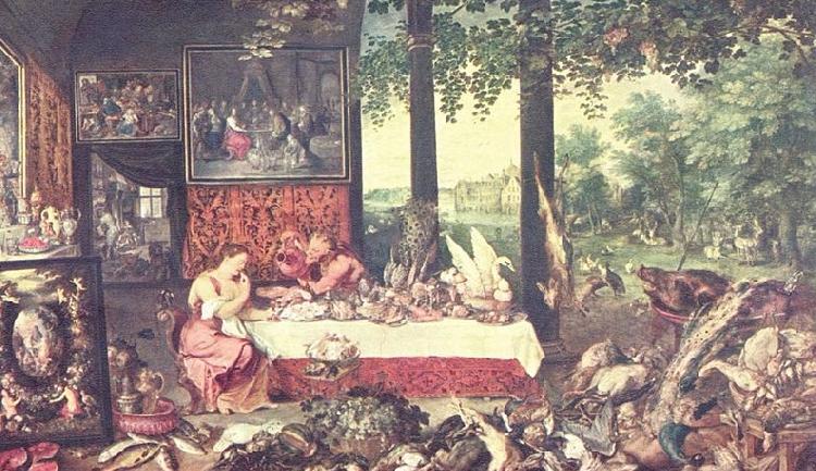 Jan Brueghel Der Geschmackssinn France oil painting art